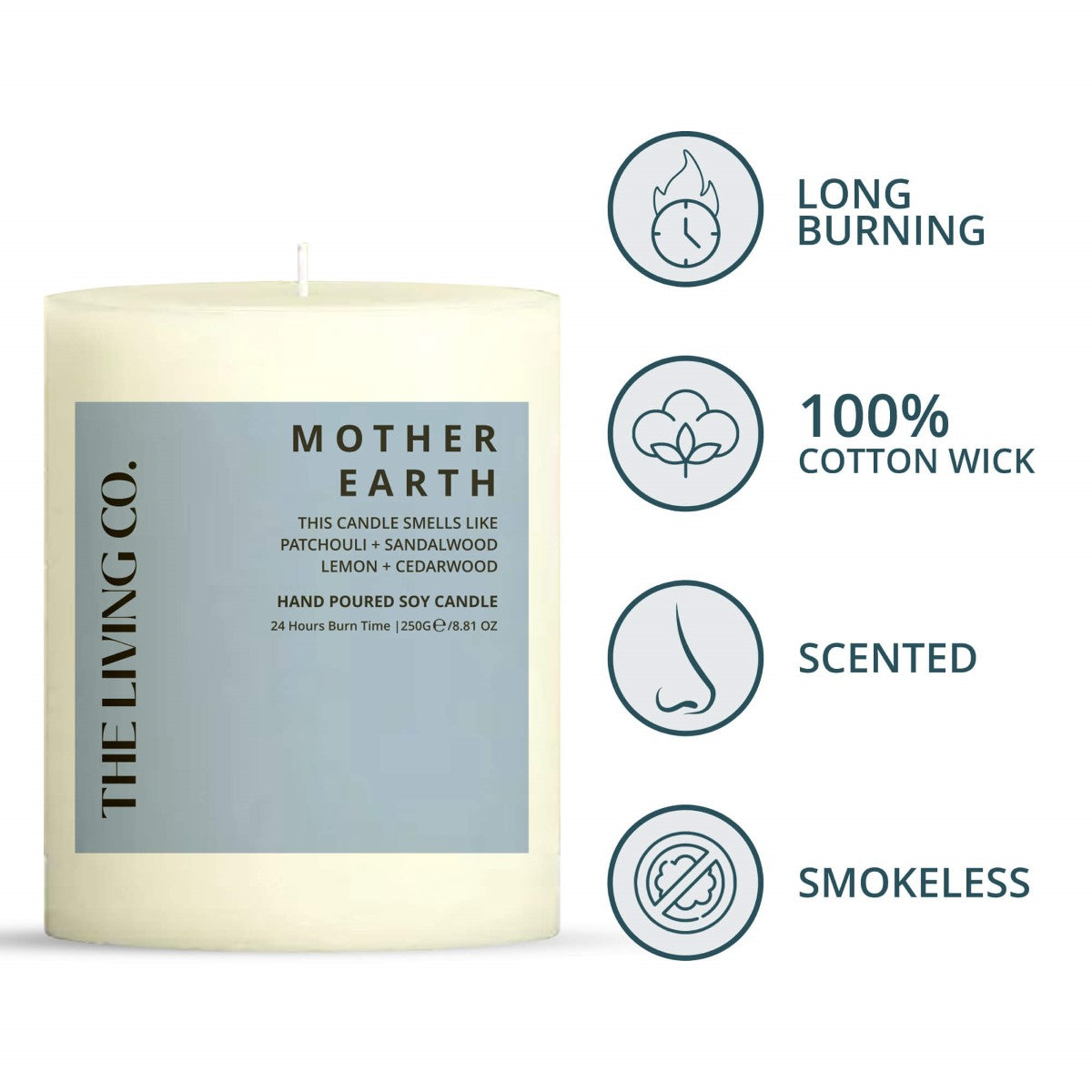 Mother Earth Hand Poured Scented Candle