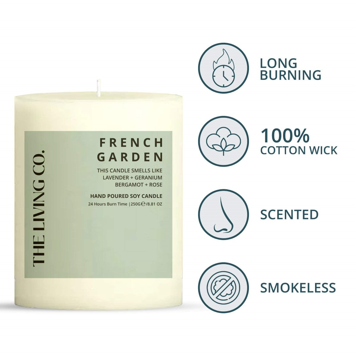 French Garden Hand Poured Scented Candle