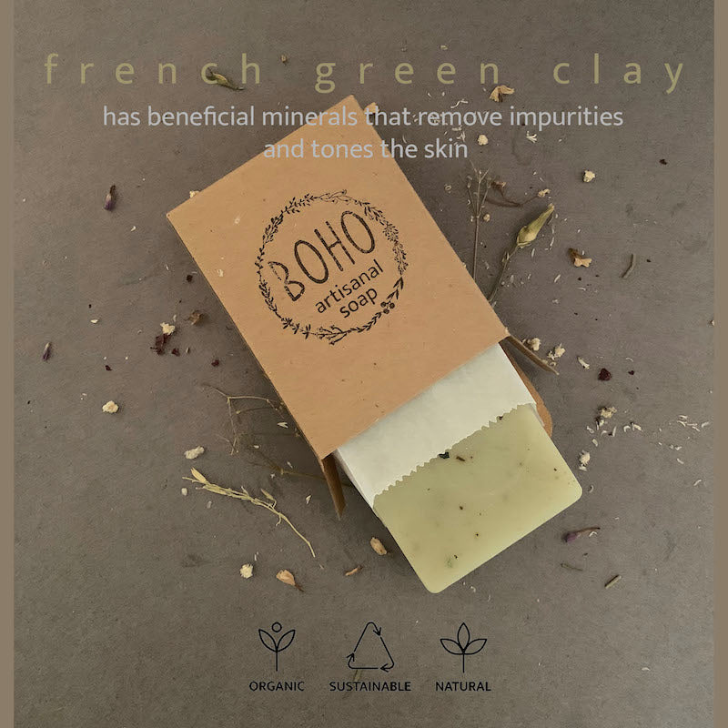 Almond Milk & French Green Clay Soap Combo
