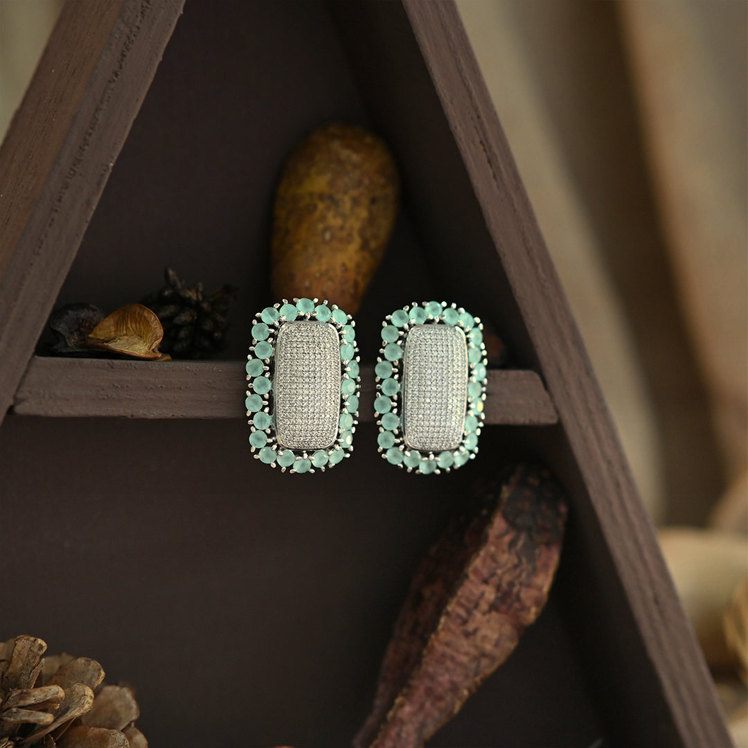 Elegant Diamond Studded Earrings