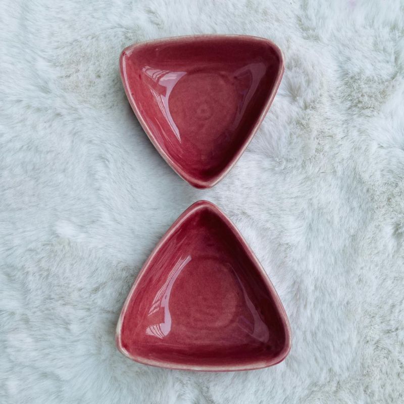 Fish Snack Plate with Dip Bowls