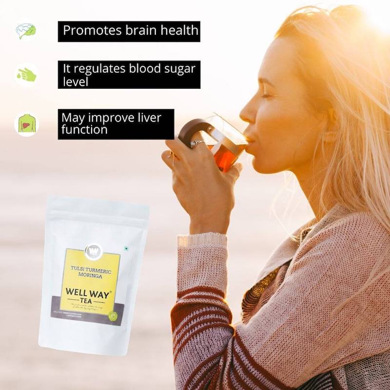Tulsi Turmeric Moringa Herbal Tea