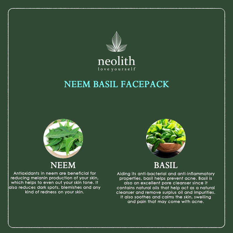 Neem Basil Skin Glow Face Pack
