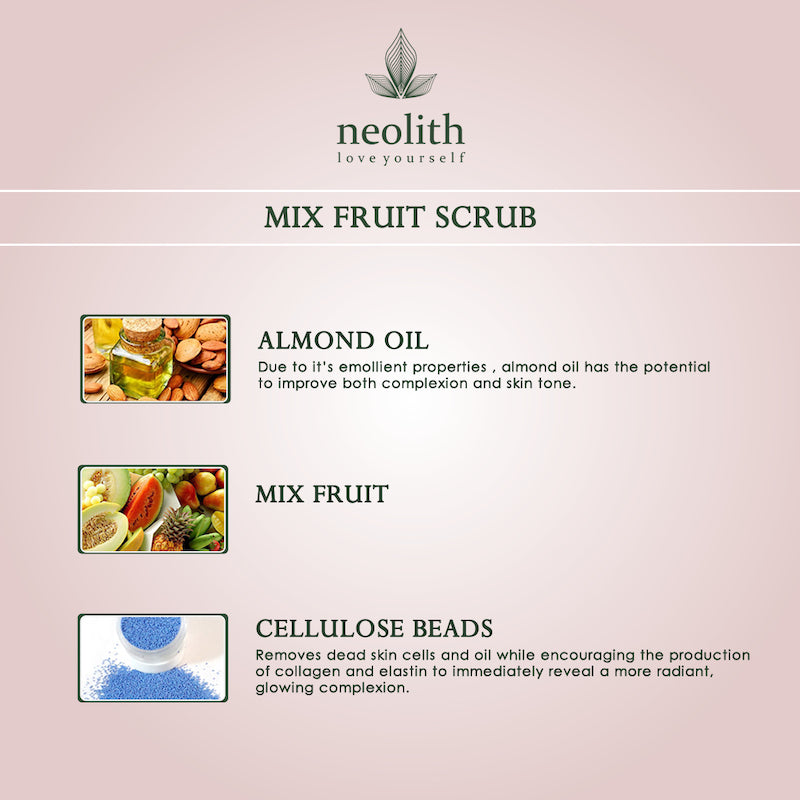 Mix Fruit Exfoliating Scrub