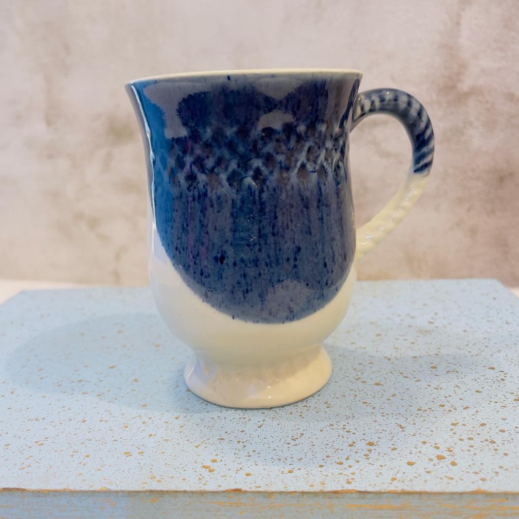 Designer Tall Milk Mugs (Set of 2)