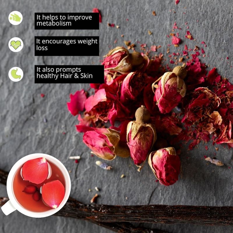 Rose Oolong Antioxidant Herbal Tea