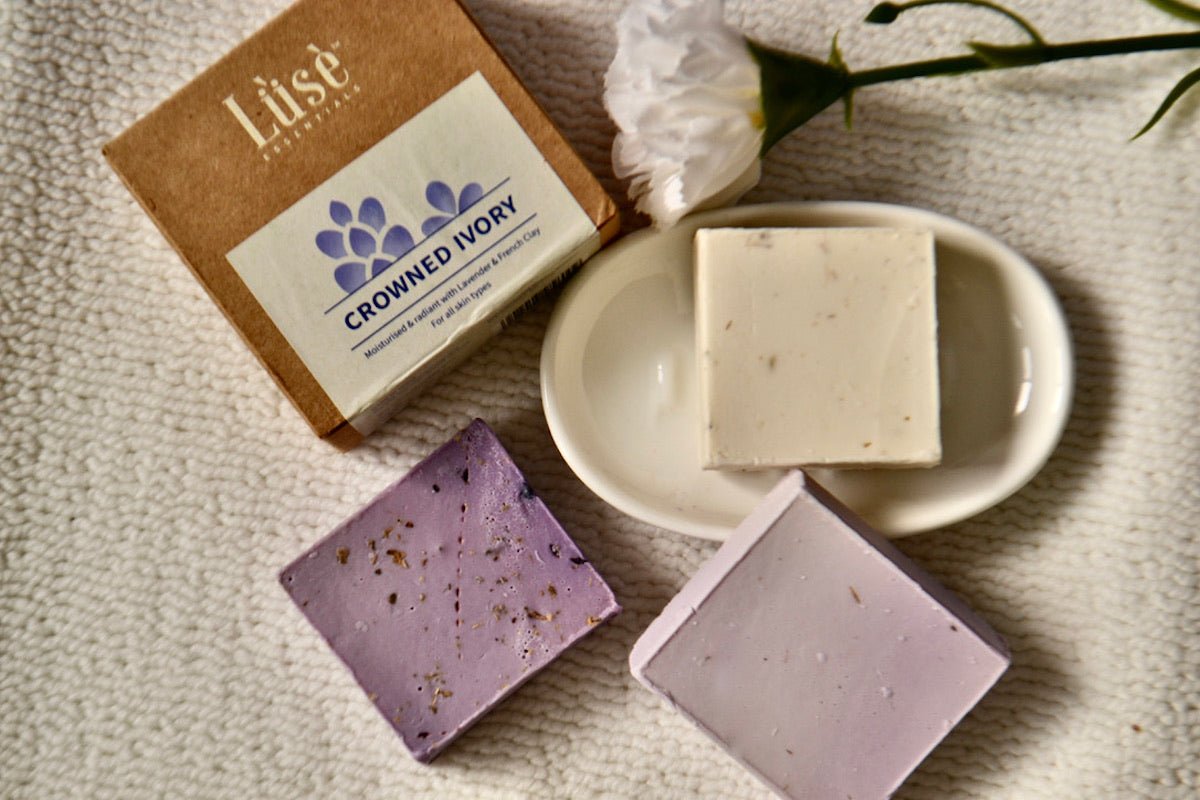 Crowned Ivory Handmade Natural Bathing Bar