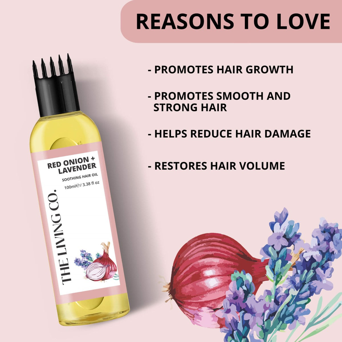 Red Onion + Lavender Hair Oil
