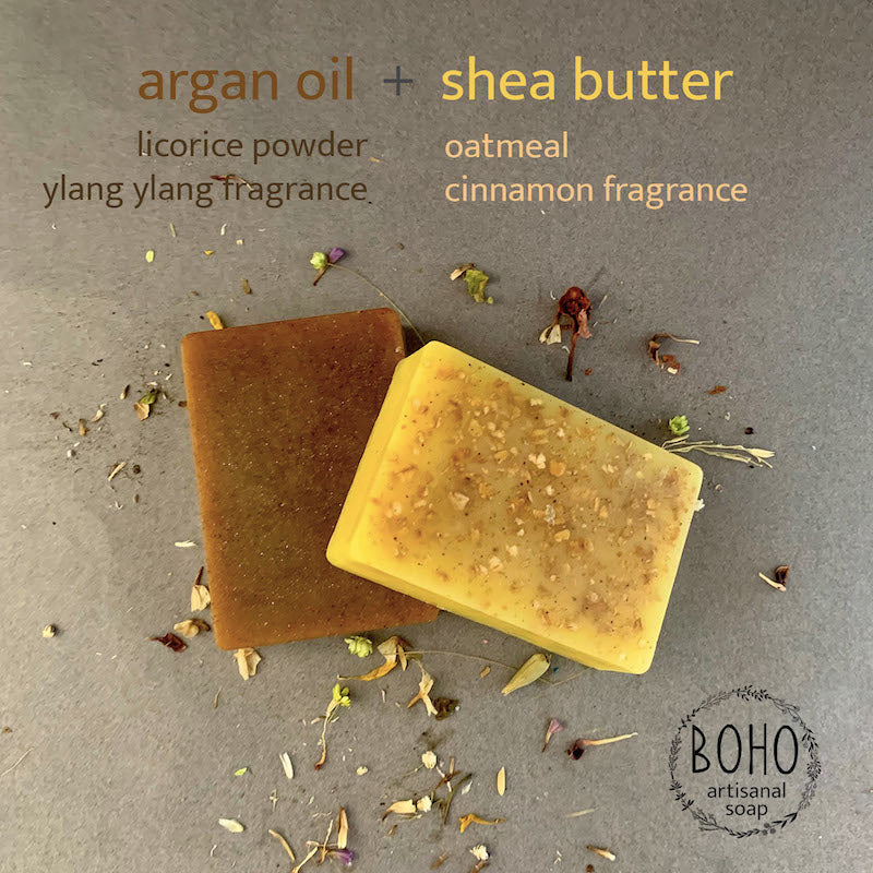 Argan Oil & Shea Butter Combo Soaps Pack (Pack of 2)