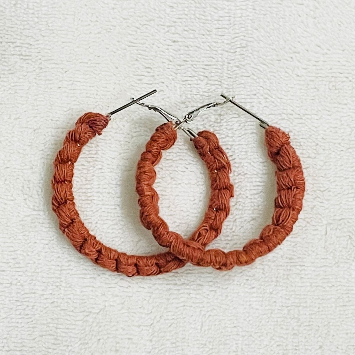 Boho Chic Macrame Earrings | Modish Hoop