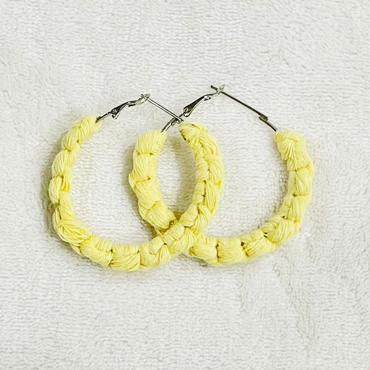 Boho Chic Macrame Earrings | Modish Hoop