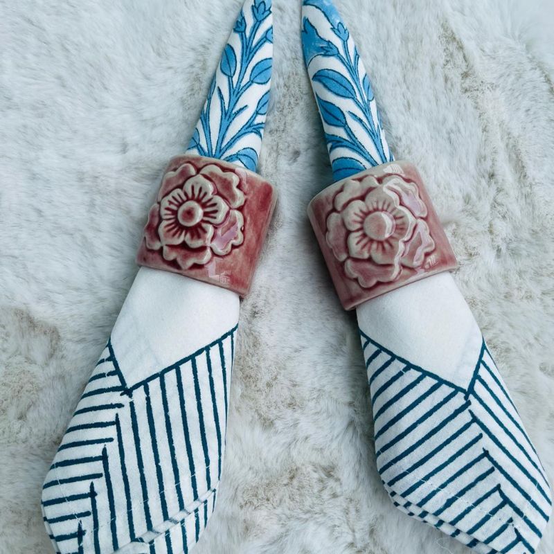 Ceramic Napkin Rings (Set of 2)