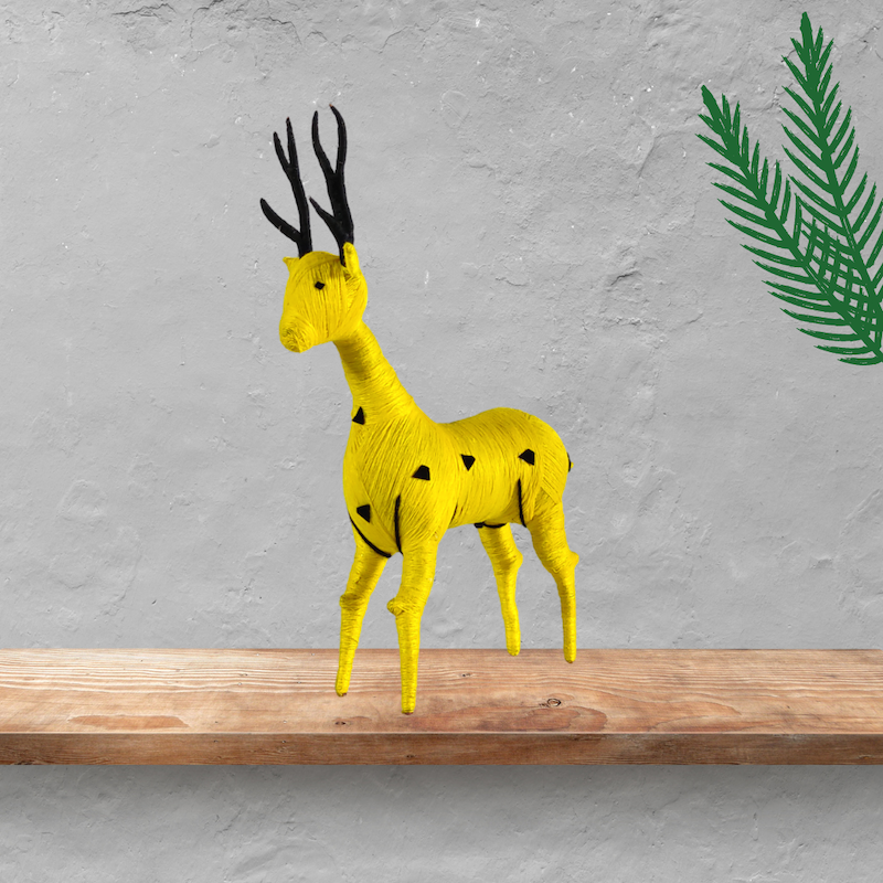 HandCrafted Eco-friendly Coir Deer Showpiece