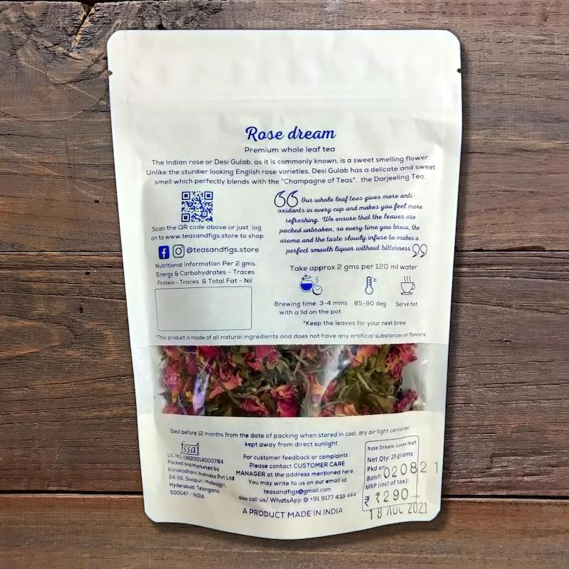 Rose Dream Premium Loose Tea Leaf Pack (25g)