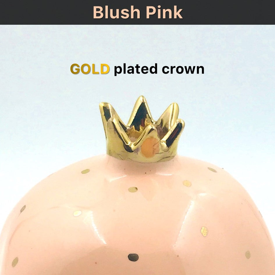 Pomegranate Showpiece with Gold Plated Crown