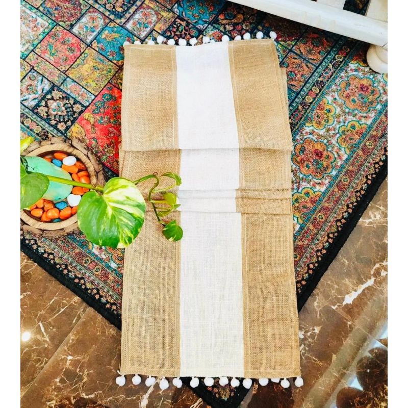 Cotton Jute Table Runner