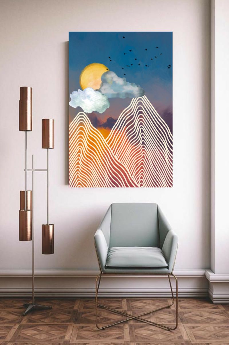 Indian Contemporary Digital Wall Art