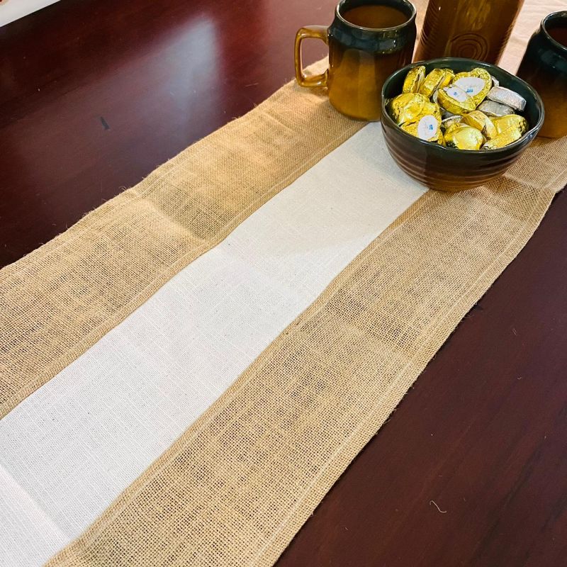 Cotton Jute Table Runner