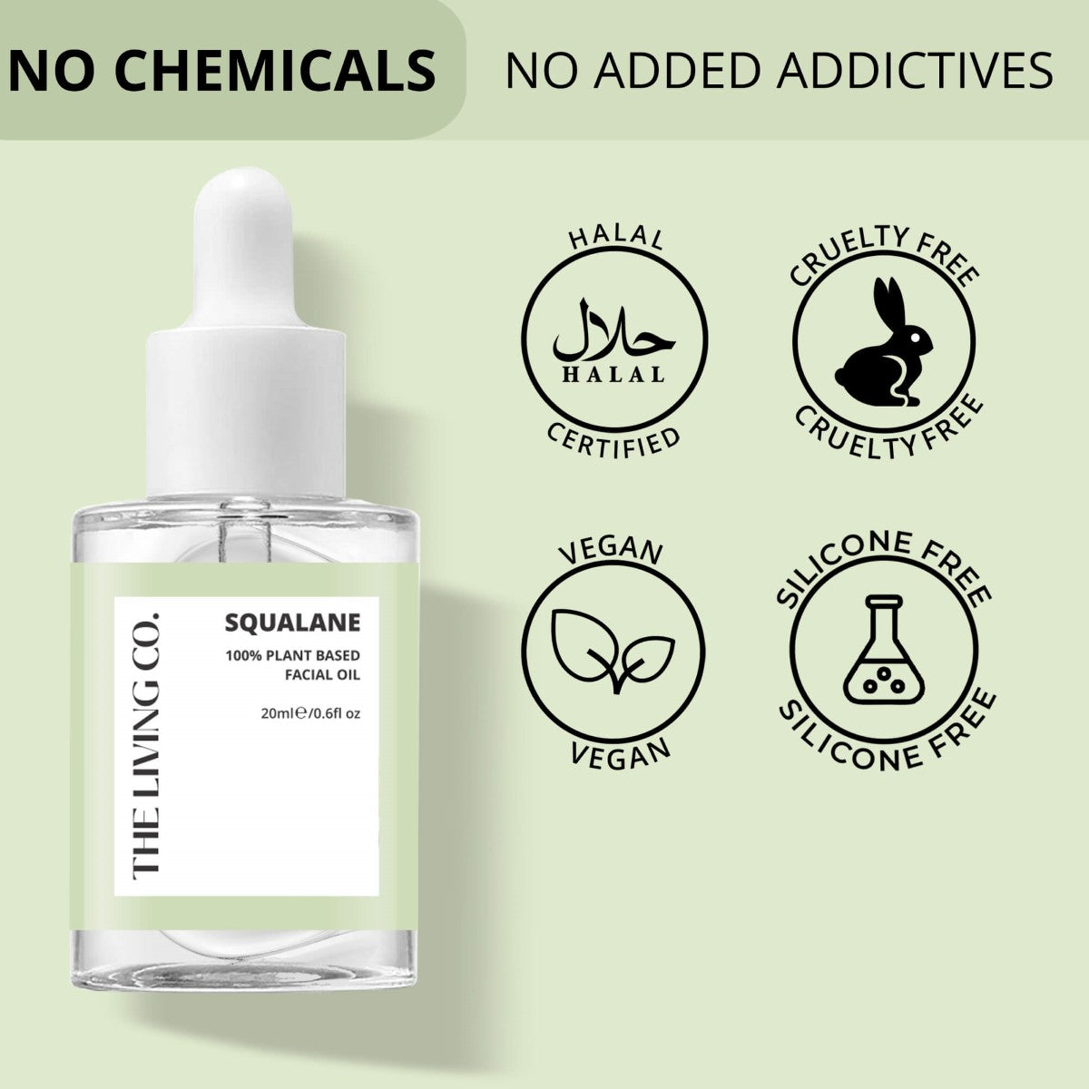 Squalane 100% Plant Based Facial Oil