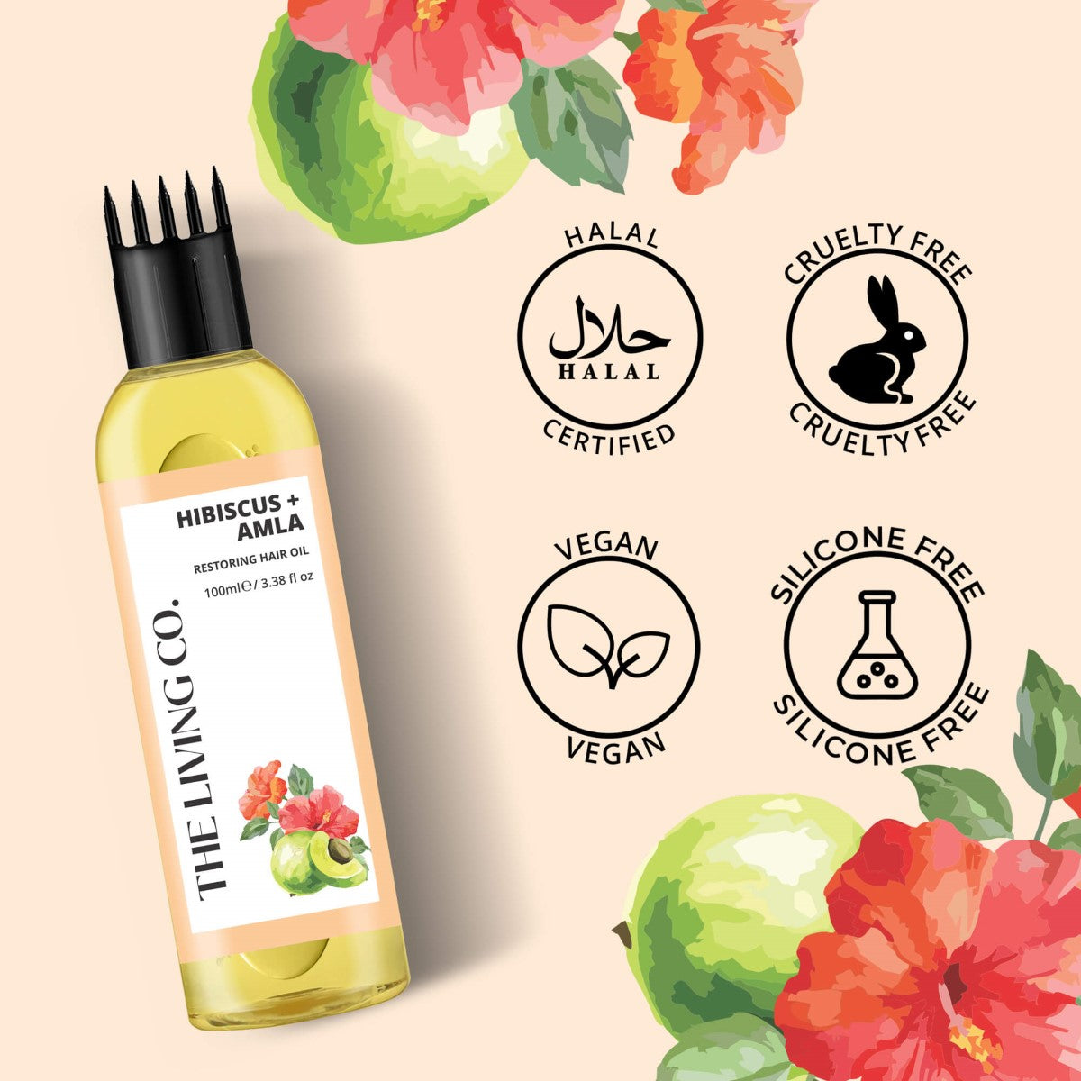 Hibiscus + Amla Hair Oil