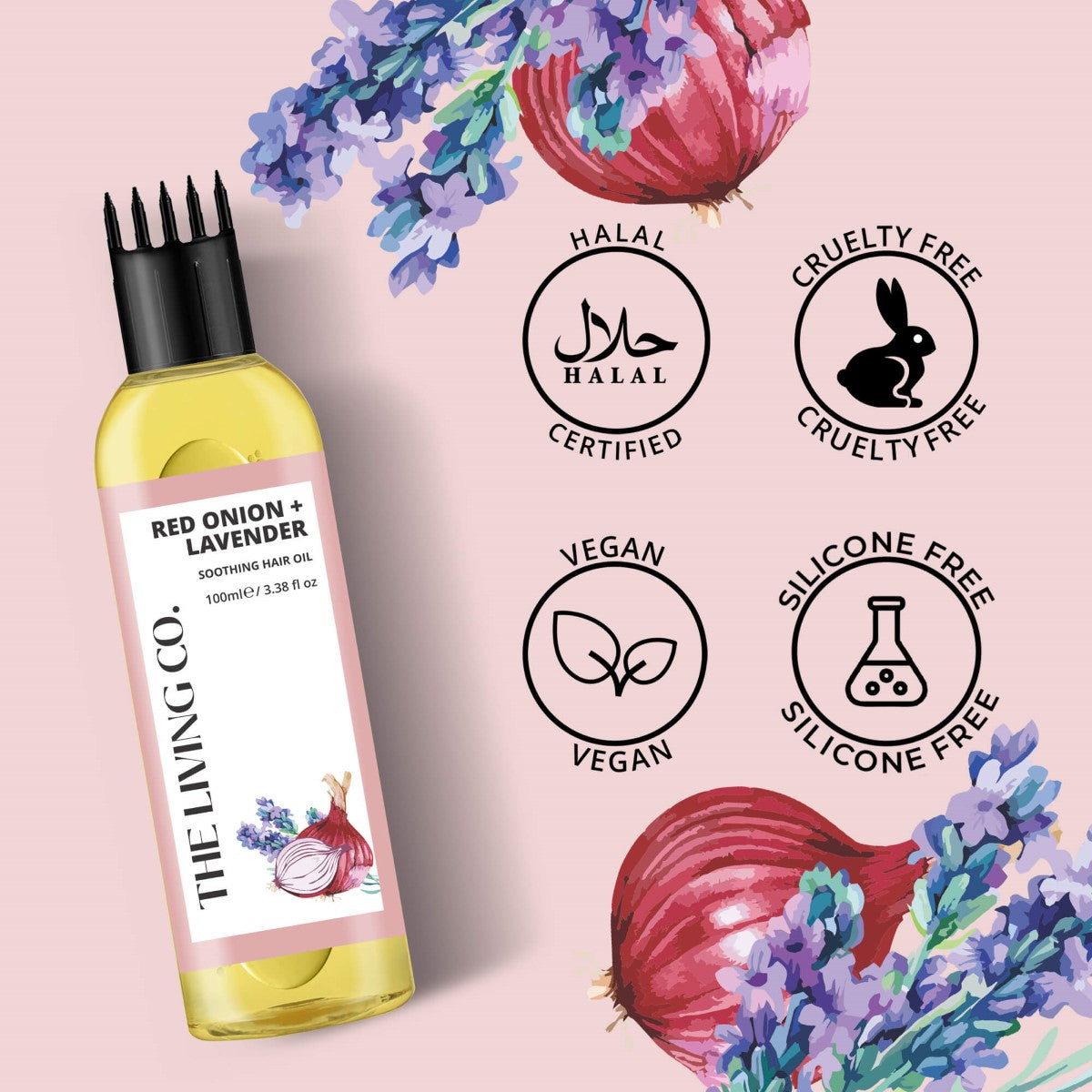 Red Onion + Lavender Hair Oil