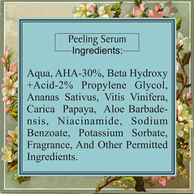Peeling Serum for Glowing Skin, Brightening & Exfoliation - 50ml