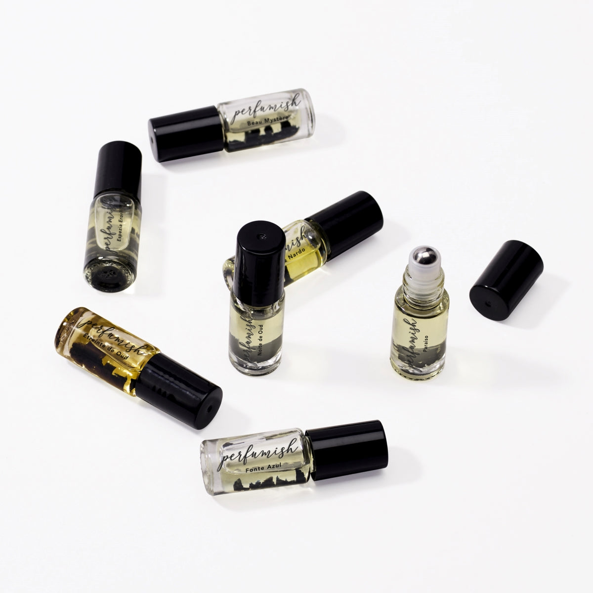 Aficionado Perfume Gift Set of Roll On Fragrances (Set of 7)