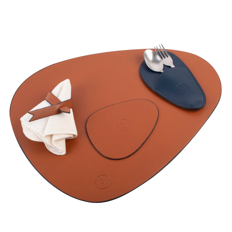 Sassoon Blue Reversible Dinner Set Mat (Set of 2)