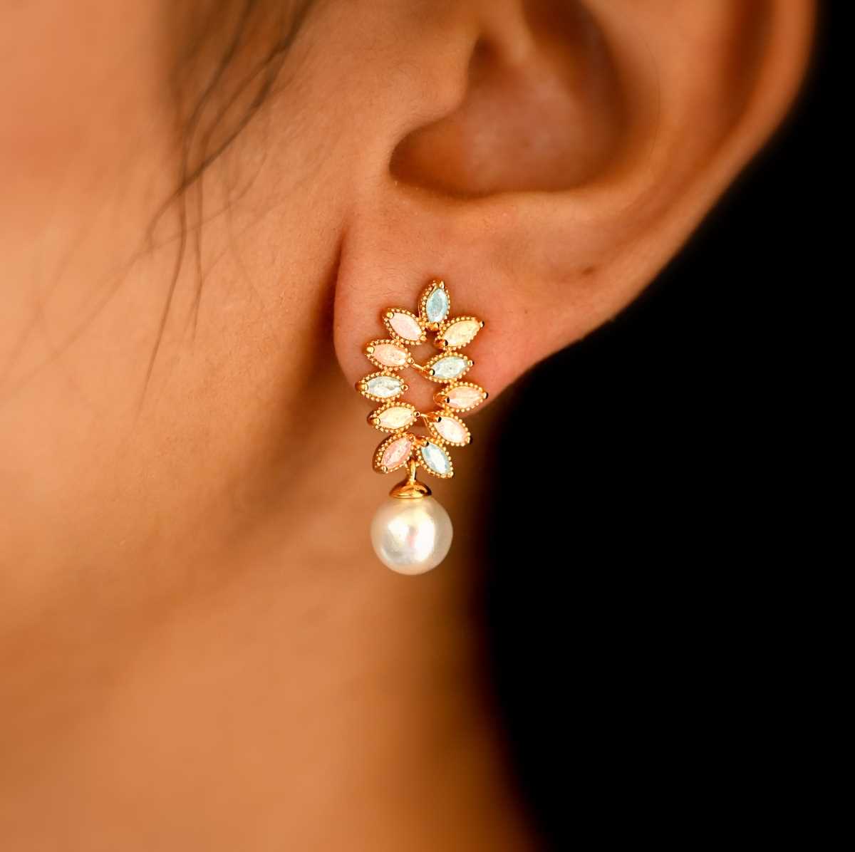 Pastel Floral Earrings