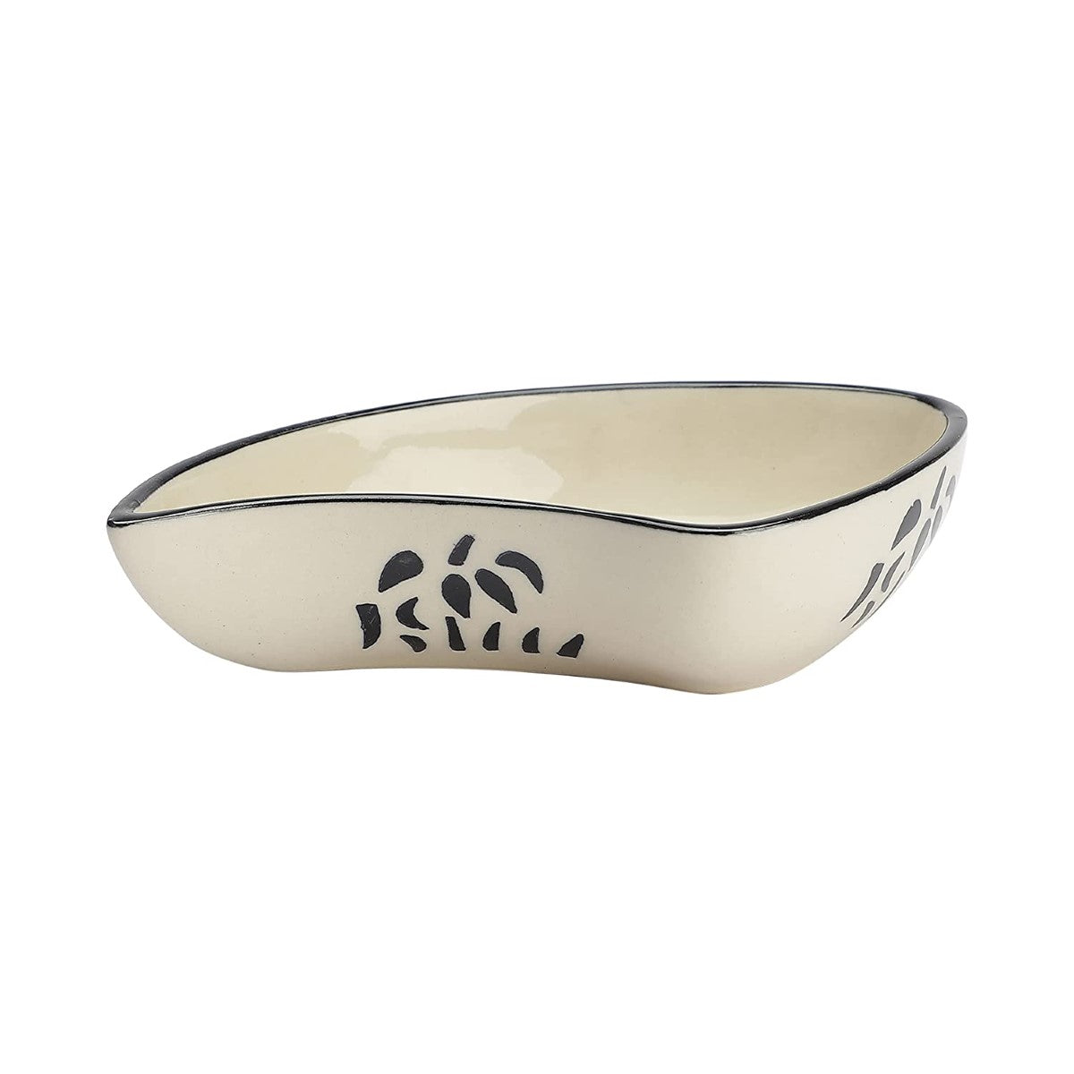 Handpainted Designer Ceramic Snacks Serving Bowls/Tray
