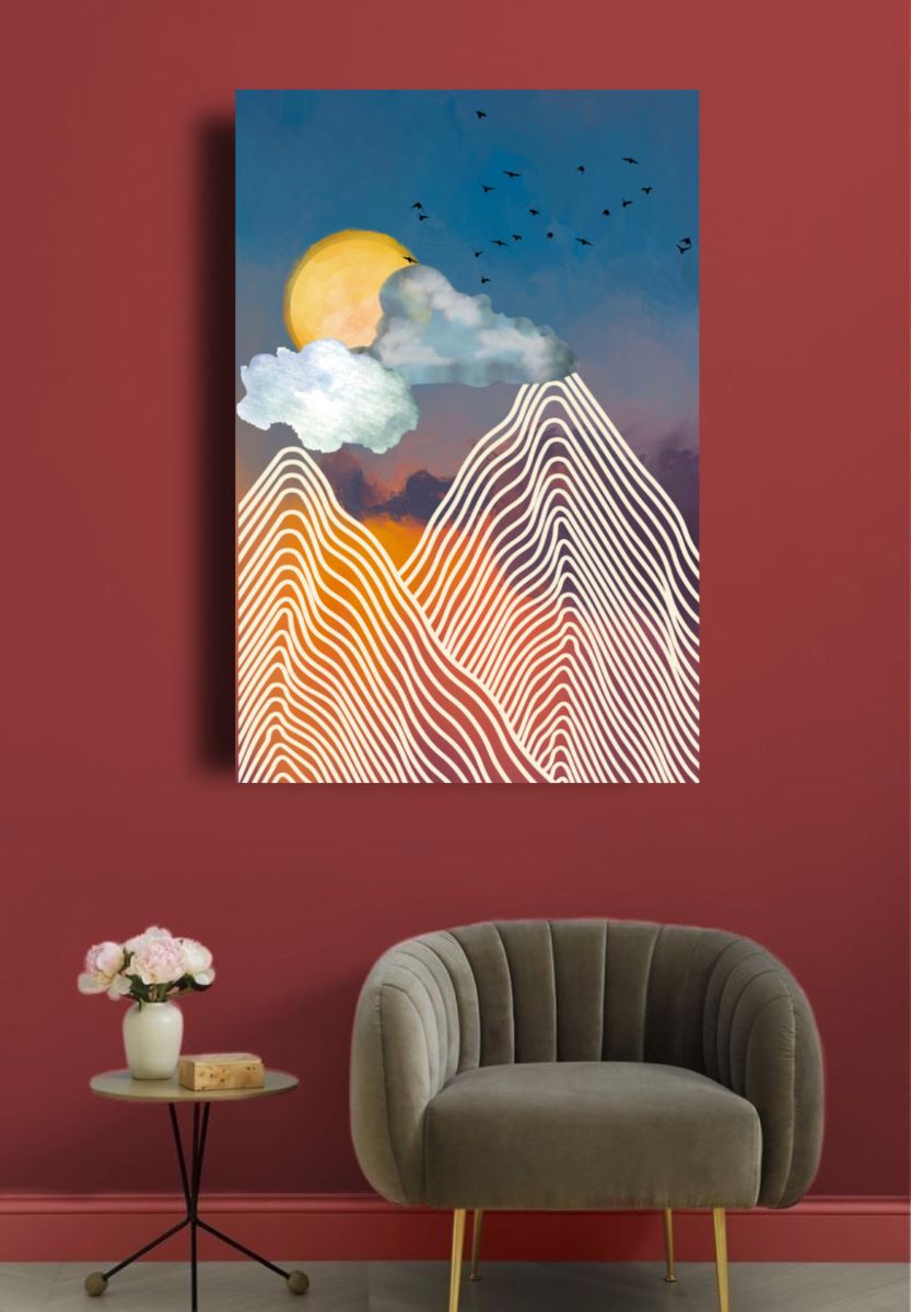 Indian Contemporary Digital Wall Art