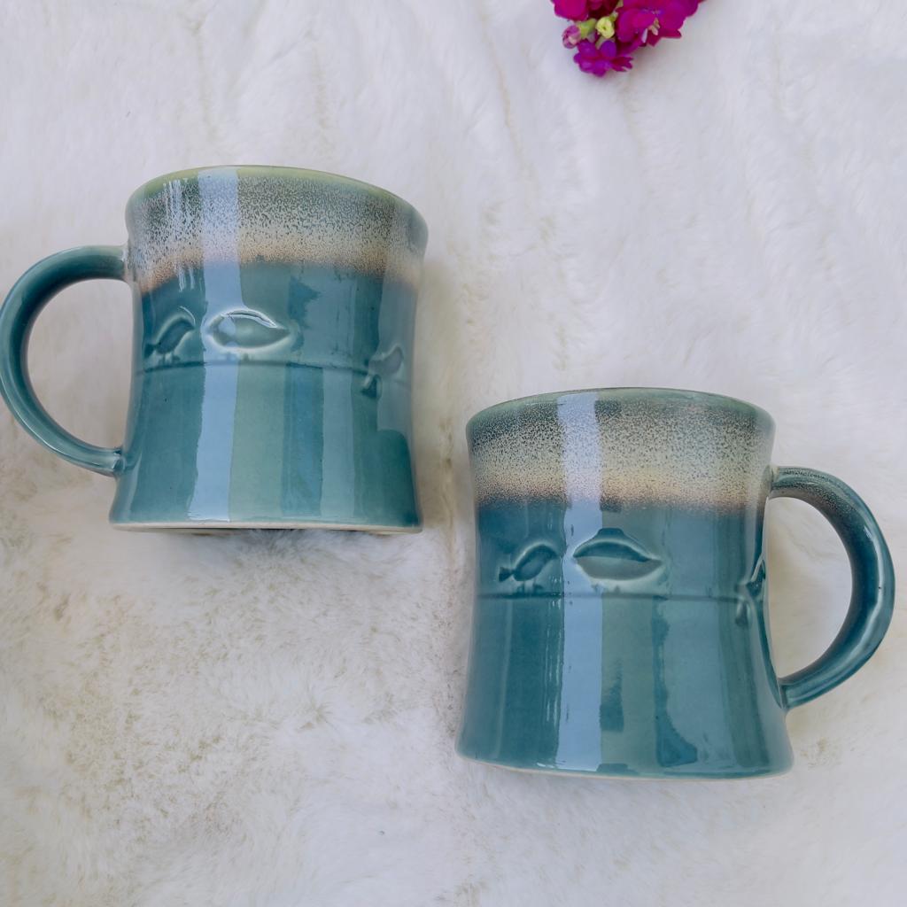 Birds On The Line Coffee Mugs (Set of 2)