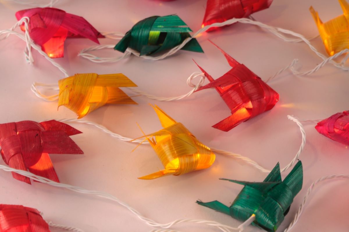 Bamboo Handmade Fairy Light /Festive  Decorative Light-Fish Design