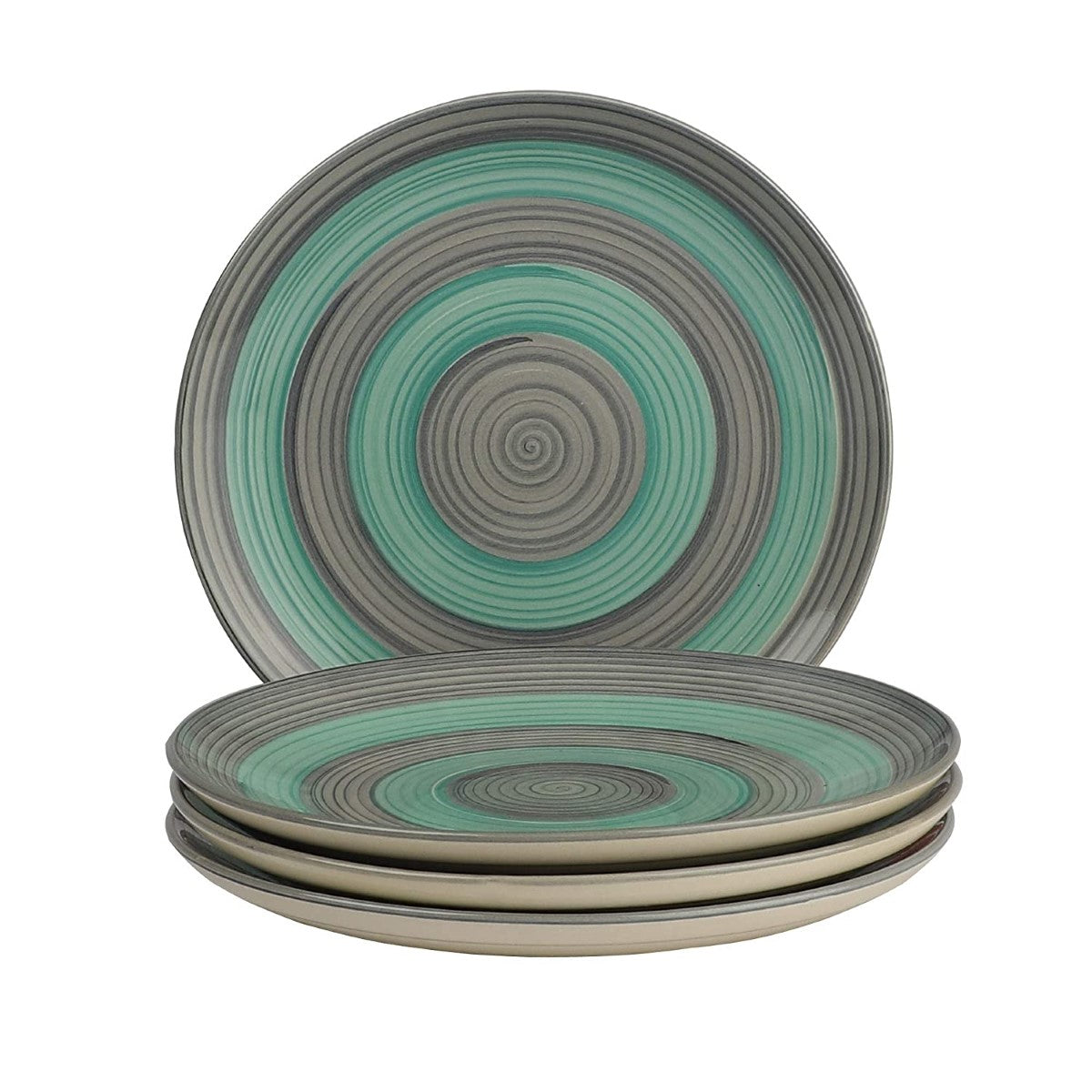 Ceramic Handpainted Quarter Plates (Set of 4)