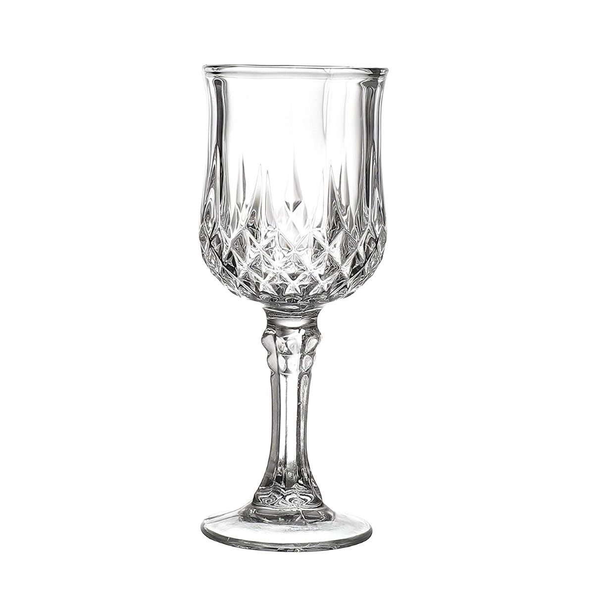 Crystal Clear Diamond Wine & Whisky Glass (Set of 6)