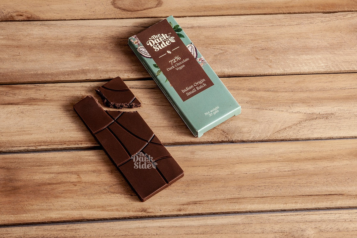 Vegan 72% Dark Chocolate (Pack of 5)