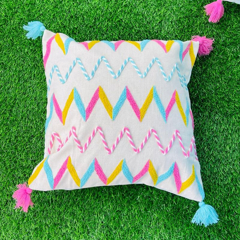 Embroidered Cushion Covers (Set of 2)