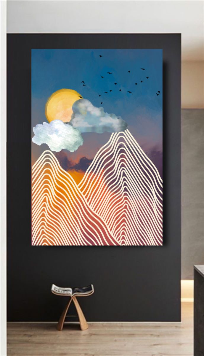 Indian Contemporary Digital Wall Art