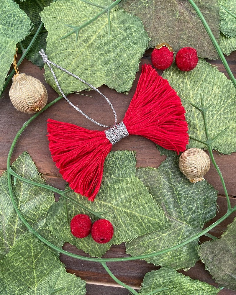 Handcrafted Macrame Cotton Bow (Pack of 2)