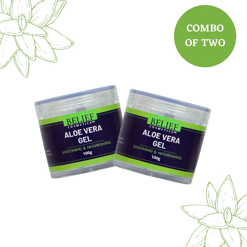 Aloevera Skin & Hair Gel Combo (Pack of 2)