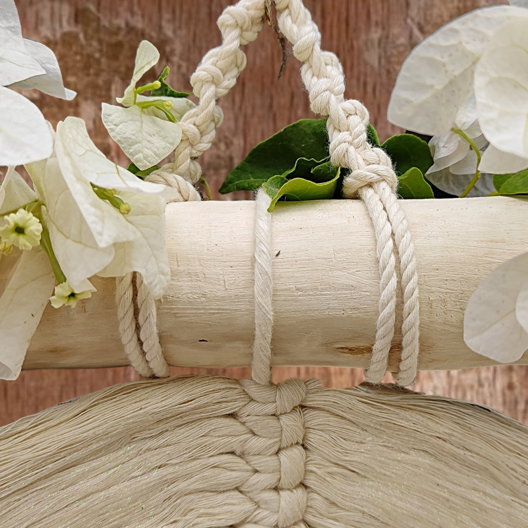 Macrame Leaf Wall Hanging