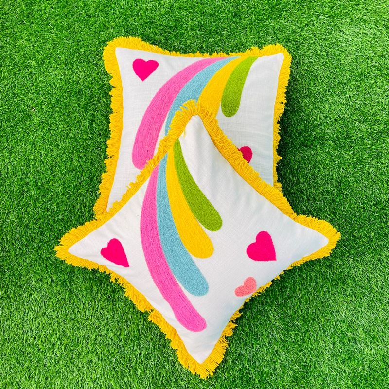 Embroidered Cushion Covers (Set of 2)