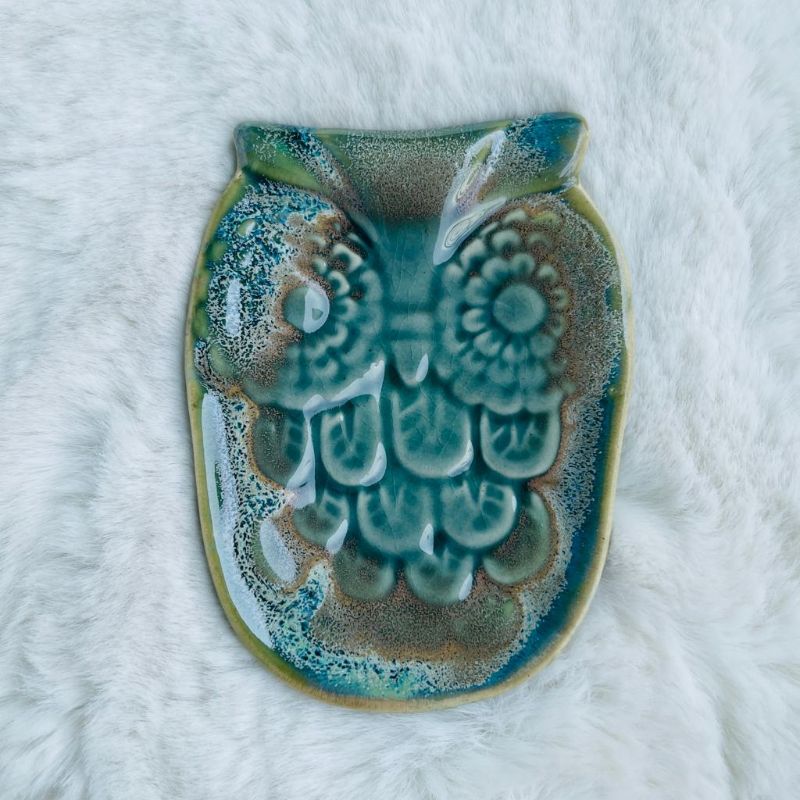 Ceramic Owl Spoon Rest