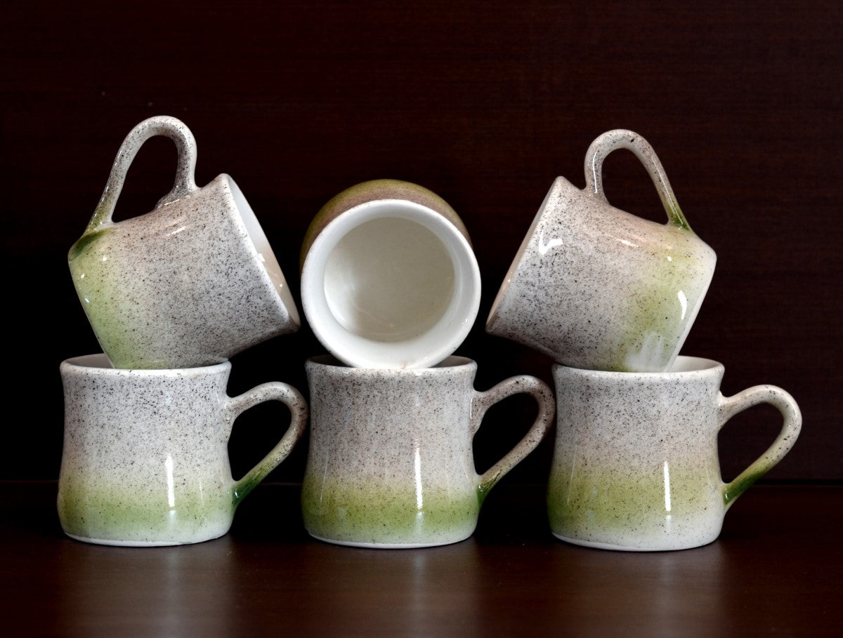 Exquisite Ceramic Tea Cups | Set of 6 Cups