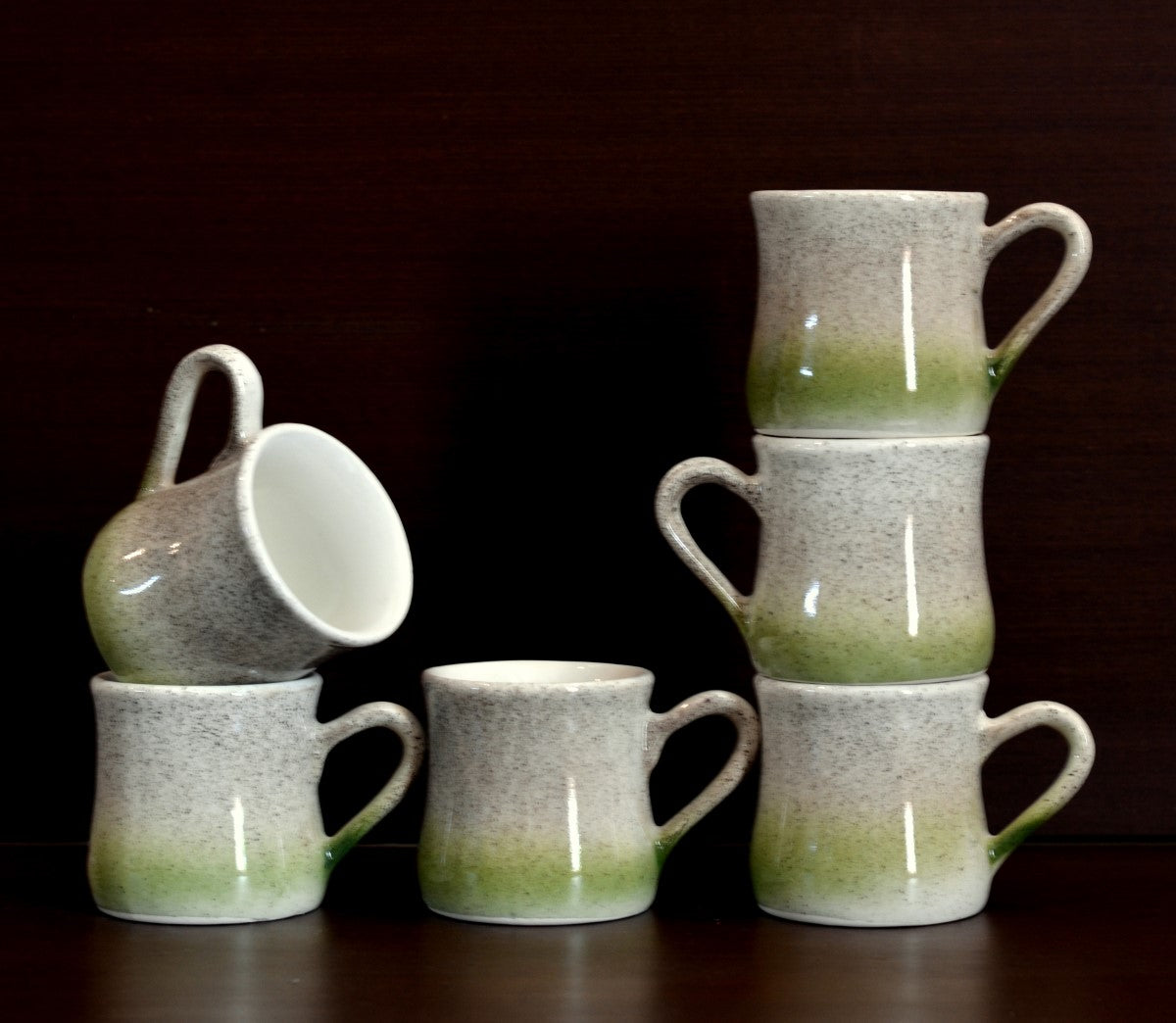 Exquisite Ceramic Tea Cups | Set of 6 Cups