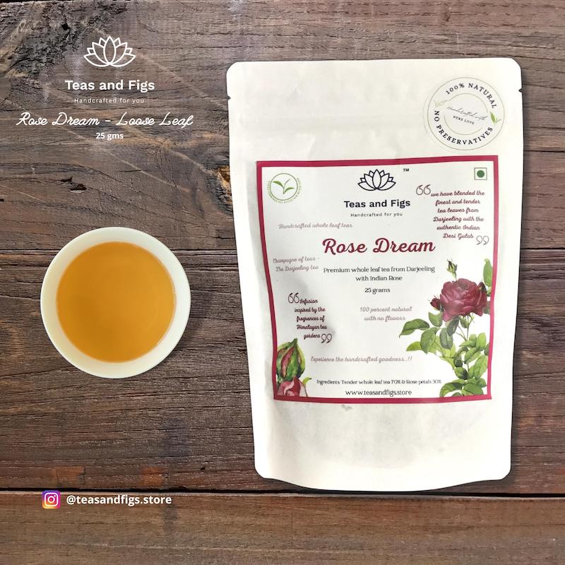Rose Dream Premium Loose Tea Leaf Pack (25g)