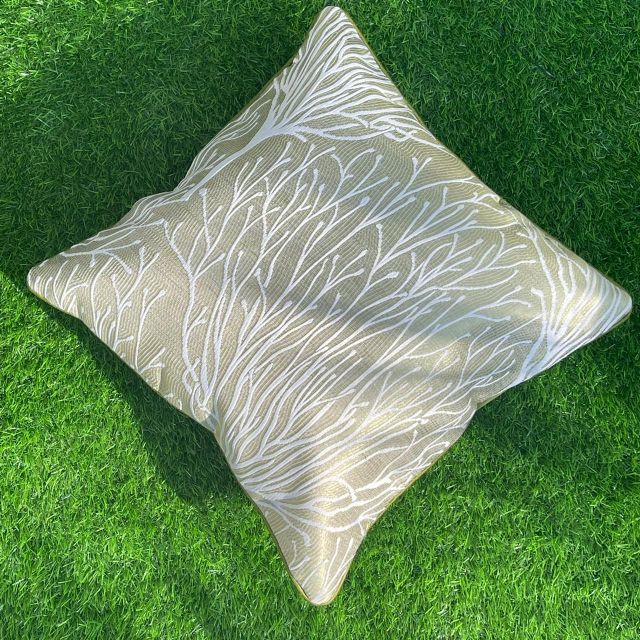 Pale Green Silk Cushion Cover Set (Pack of 5)