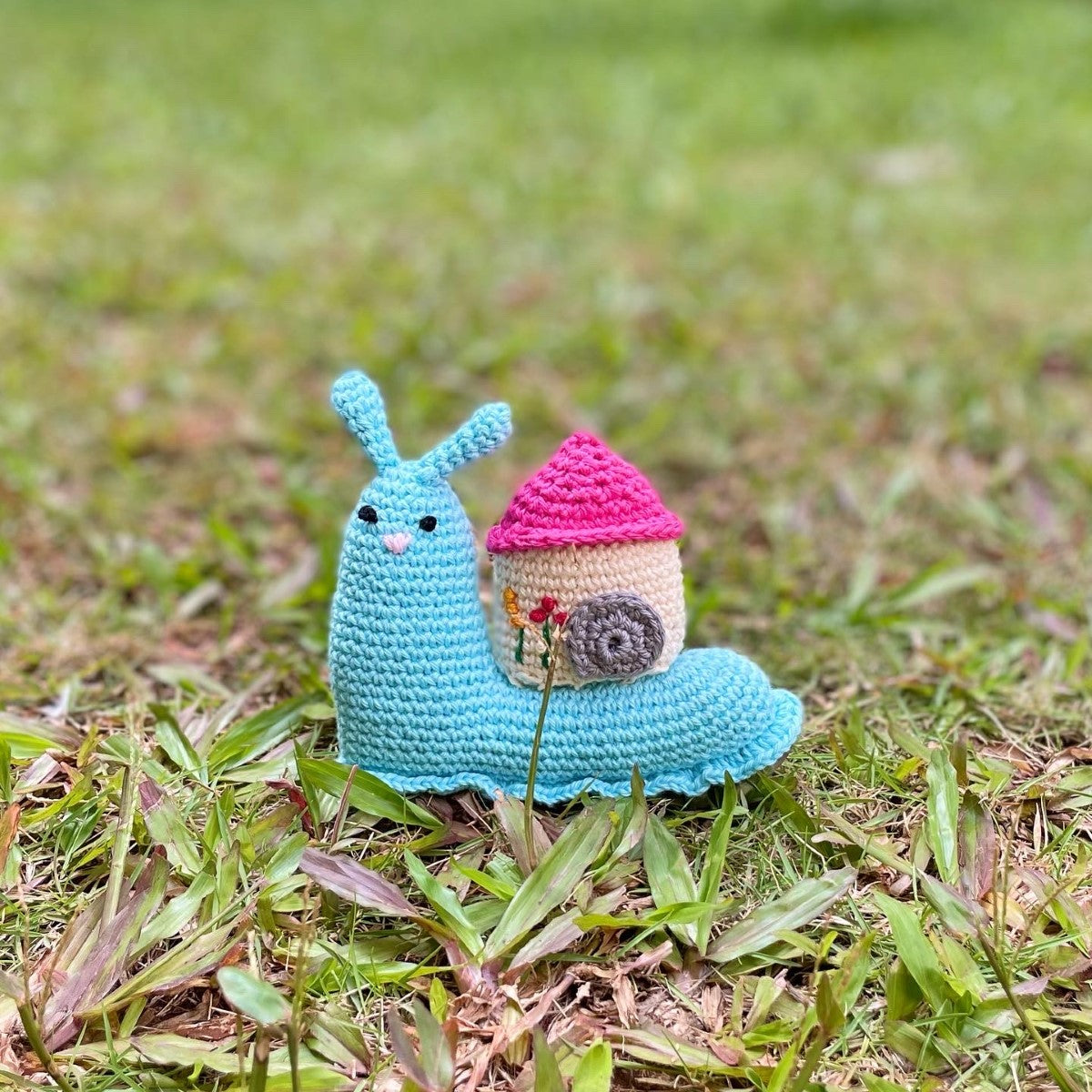 Handmade Cotton Snail House
