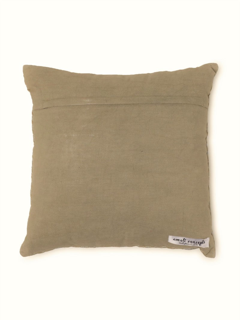 Zari Embroidery & Hand Beaded Exclusive Cushion Cover