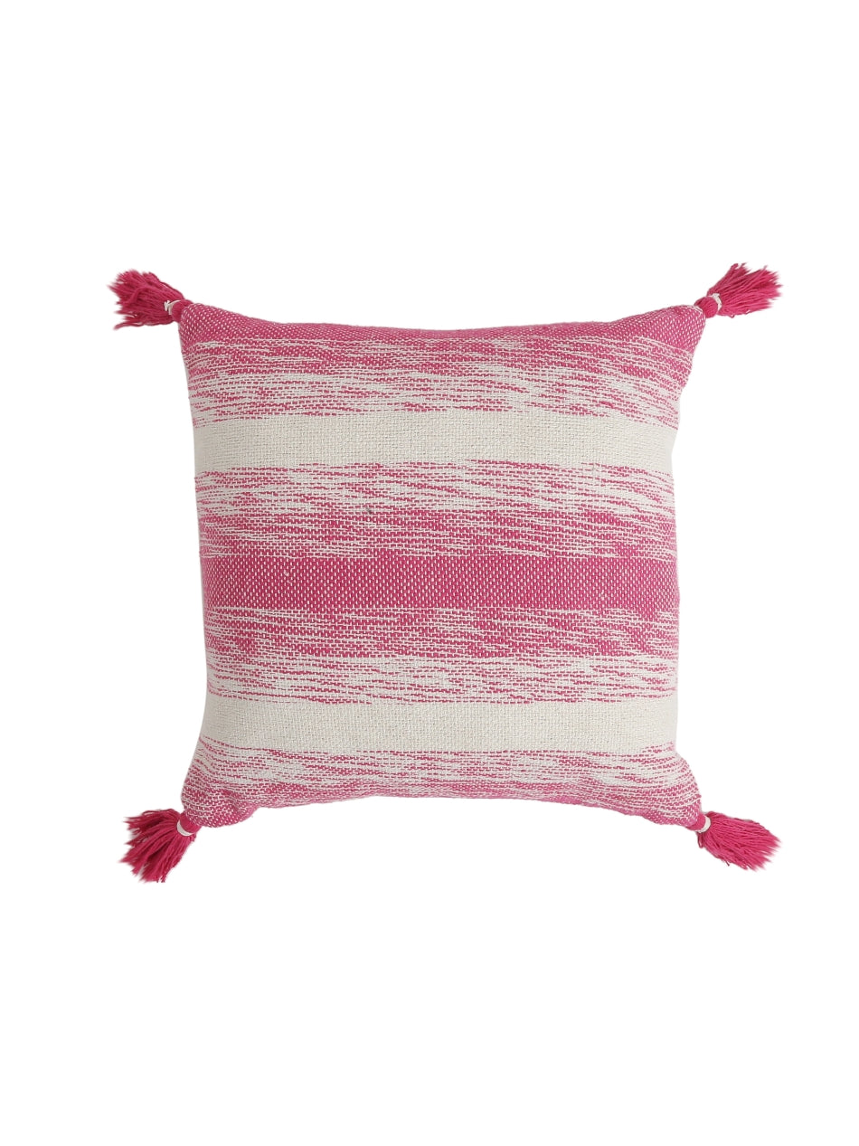 Pink Fuchsia Handwoven Cushion Cover